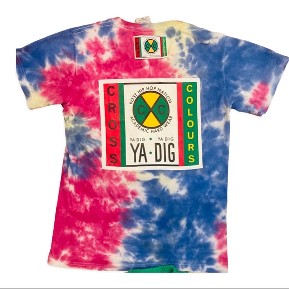 Cross colours tie dye shirt - Picture 2 of 4